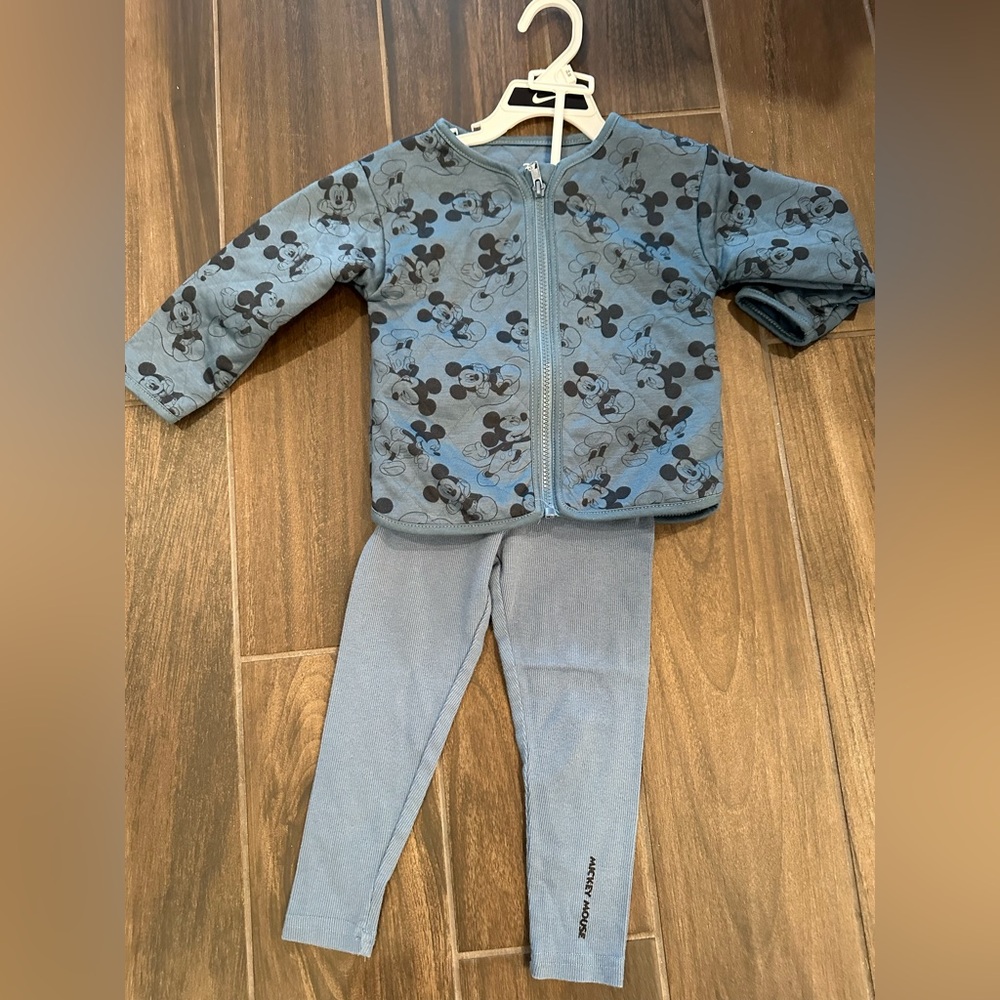 Boys Disney 24-36 months 2 piece zip up set